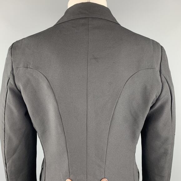 COMME des GARCONS HOMME PLUS M Black Polyester Military Jacket - Picture 6 of 9